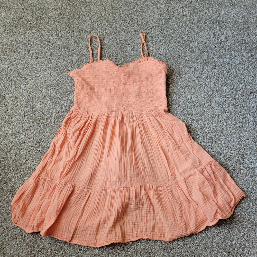 Anthropologie Flowy Coral Womens Blouse Top Size Medium - Picture 6 of 16